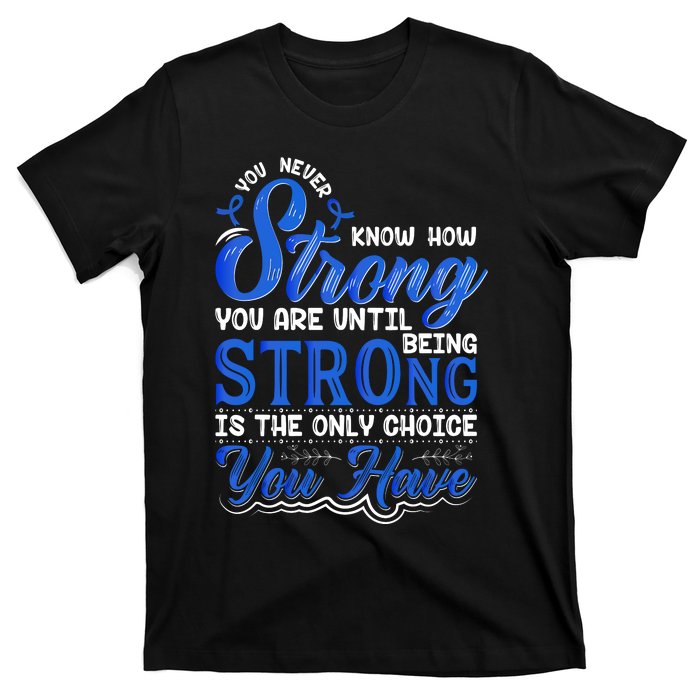 Blue Ribbon Colon Cancer T-Shirt