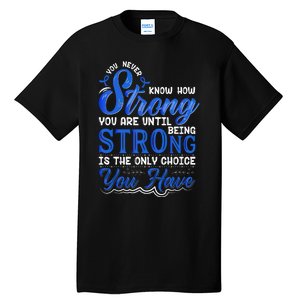 Blue Ribbon Colon Cancer Tall T-Shirt