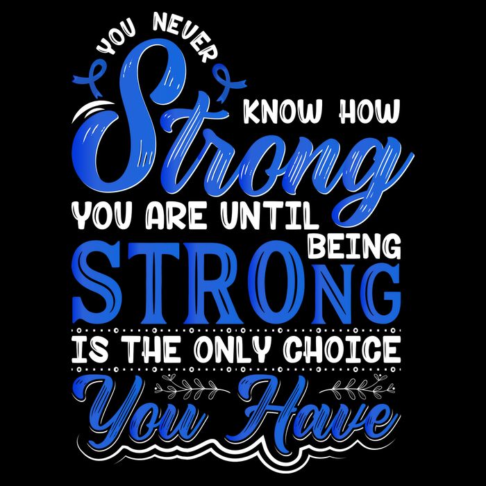 Blue Ribbon Colon Cancer Backpack