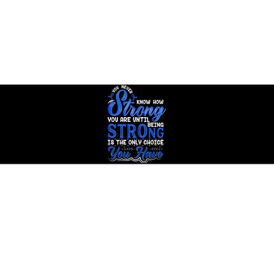 Blue Ribbon Colon Cancer Bumper Sticker