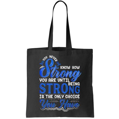 Blue Ribbon Colon Cancer Bag