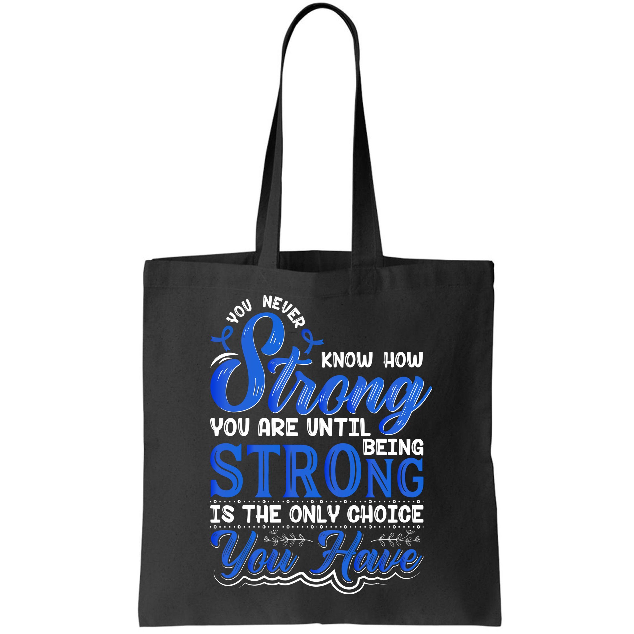 Blue Ribbon Colon Cancer Bag