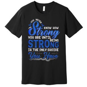 Blue Ribbon Colon Cancer Premium T-Shirt