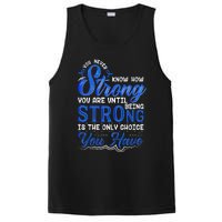 Blue Ribbon Colon Cancer PosiCharge Competitor Tank