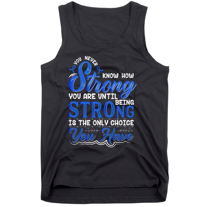 Blue Ribbon Colon Cancer Tank Top