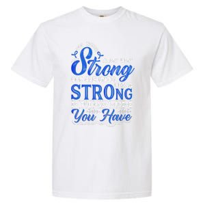 Blue Ribbon Colon Cancer Garment-Dyed Heavyweight T-Shirt