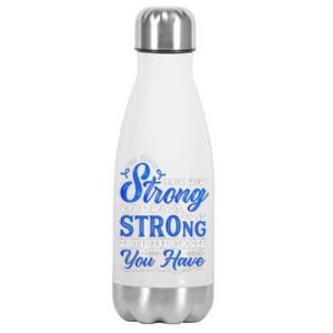 Blue Ribbon Colon Cancer Stainless Steel Insulated Water Bottle