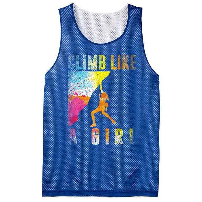 Bouldering Rock Climber Rock Climbing Mesh Reversible Basketball Jersey Tank