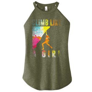 Bouldering Rock Climber Rock Climbing Women's Perfect Tri Rocker Tank