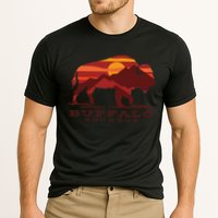 Buffalo Roundup Custer State Park South Dakota Sunset Cooling Performance Crew T-Shirt