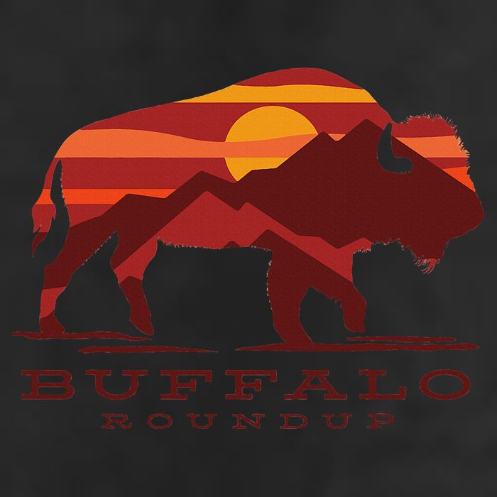 Buffalo Roundup Custer State Park South Dakota Sunset Adult Drive Performance Visor