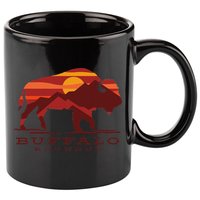 Buffalo Roundup Custer State Park South Dakota Sunset 11oz C Handle Ceramic Mug