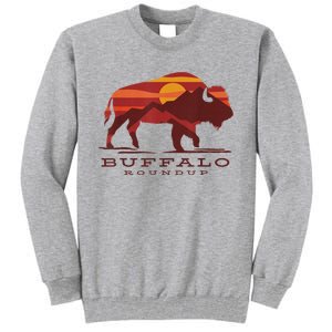 Buffalo Roundup Custer State Park South Dakota Sunset Tall Sweatshirt