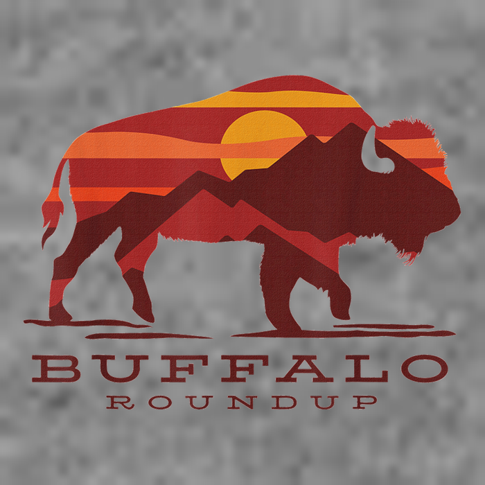 Buffalo Roundup Custer State Park South Dakota Sunset Tall Sweatshirt