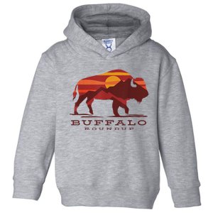 Buffalo Roundup Custer State Park South Dakota Sunset Toddler Hoodie