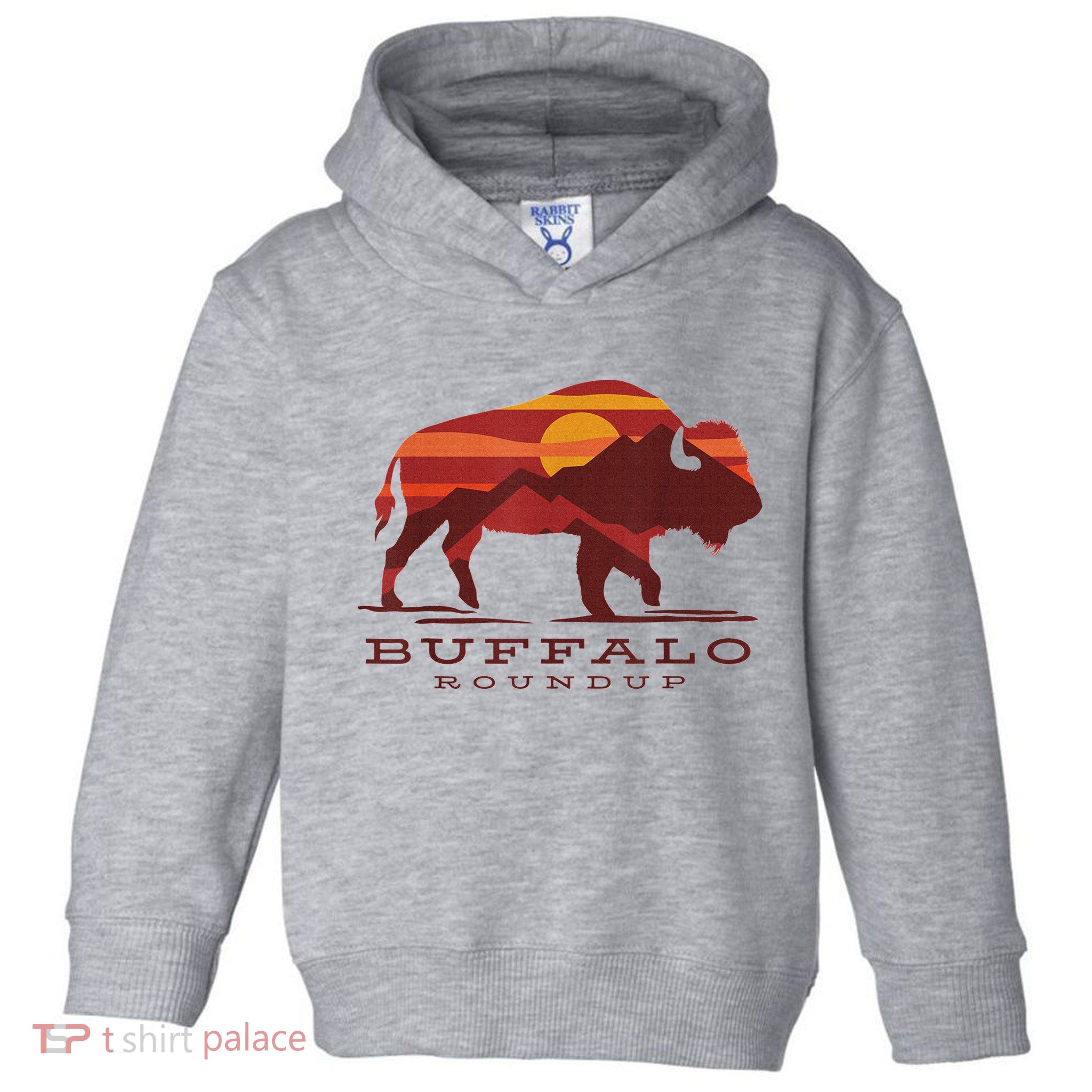Buffalo Roundup Custer State Park South Dakota Sunset Toddler Hoodie
