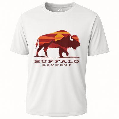 Buffalo Roundup Custer State Park South Dakota Sunset Performance Shirt
