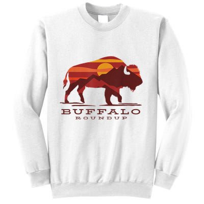 Buffalo Roundup Custer State Park South Dakota Sunset Sweatshirt
