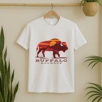 Buffalo Roundup Custer State Park South Dakota Sunset T-Shirt