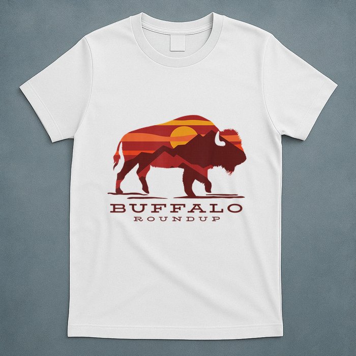 Buffalo Roundup Custer State Park South Dakota Sunset T-Shirt