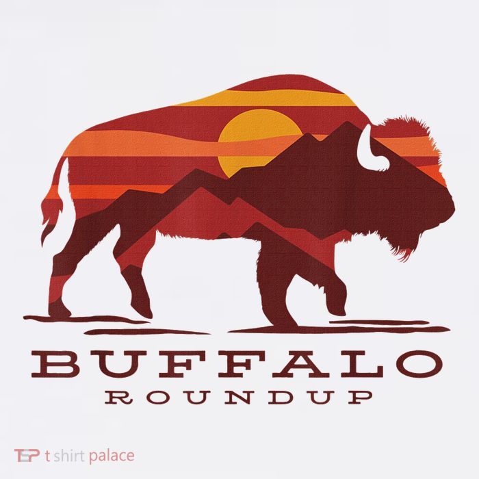 Buffalo Roundup Custer State Park South Dakota Sunset Flatbill Hat