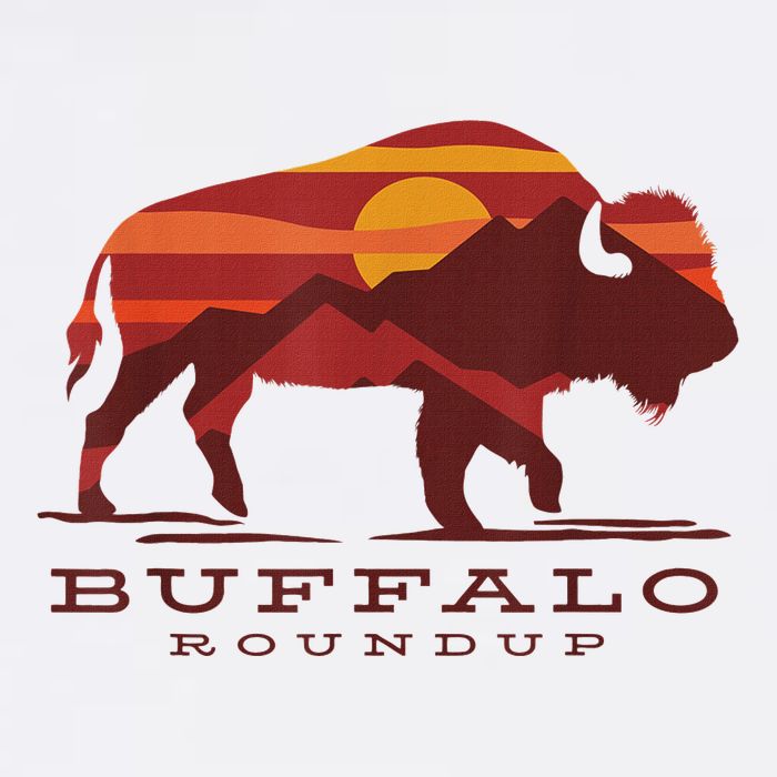 Buffalo Roundup Custer State Park South Dakota Sunset Mesh Reversible Basketball Jersey Tank