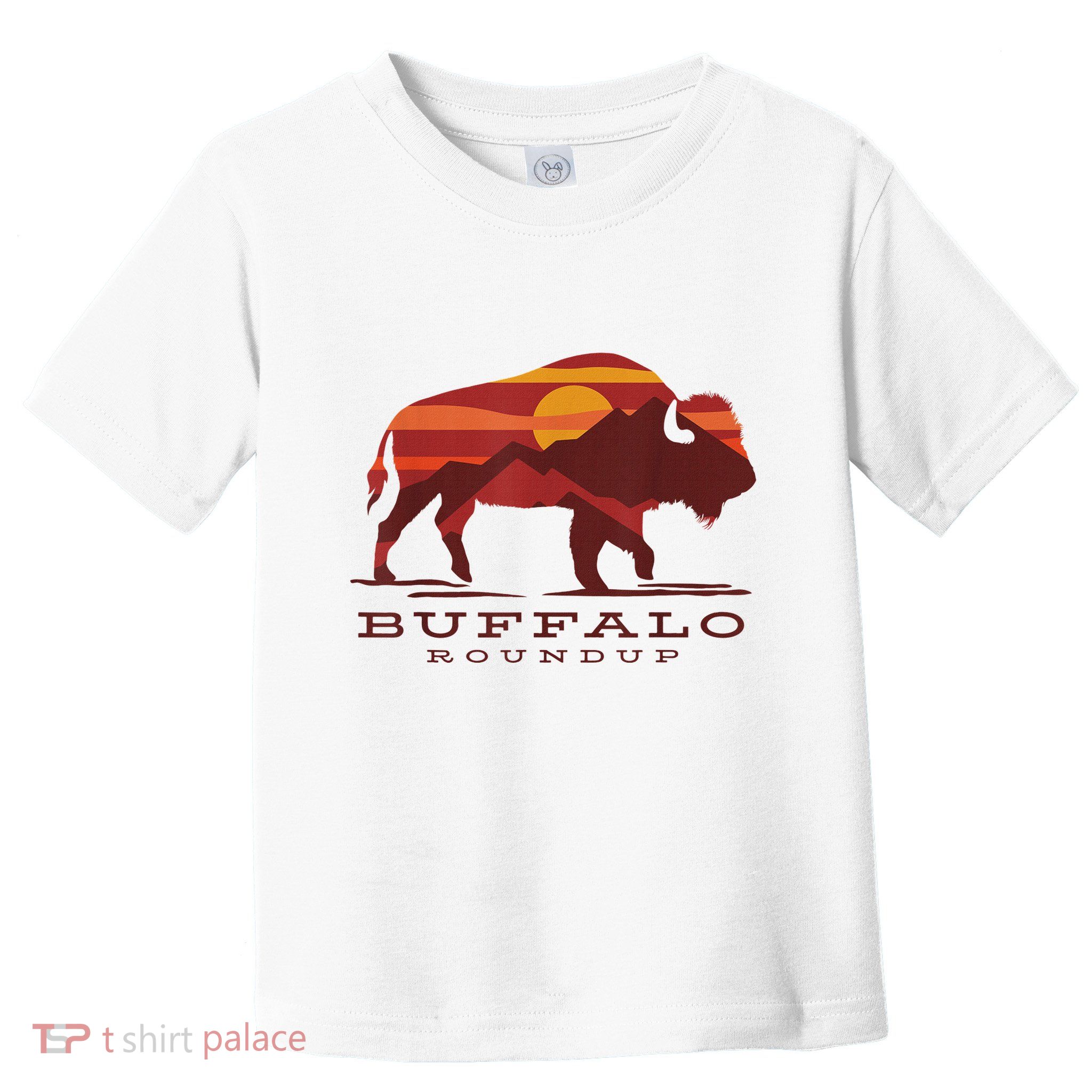 Buffalo Roundup Custer State Park South Dakota Sunset Toddler T-Shirt