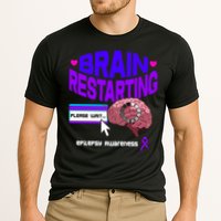 Brain Restart Cute Gift Purple Ribbon For Epilepsy Awareness Month Meaningful Gi Cooling Performance Crew T-Shirt