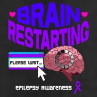 Brain Restart Cute Gift Purple Ribbon For Epilepsy Awareness Month Meaningful Gi Adult Drive Performance Visor