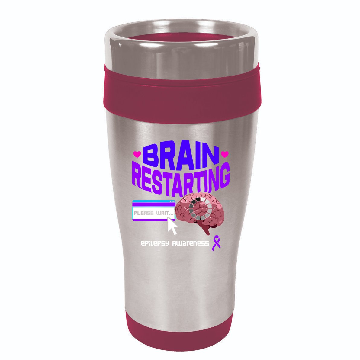 Brain Restart Cute Gift Purple Ribbon For Epilepsy Awareness Month Meaningful Gi Kids Hoodie