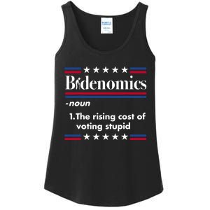 Bidenomics Rising Cost Of Voting Joe Biden Funny Satire Ladies Essential Tank