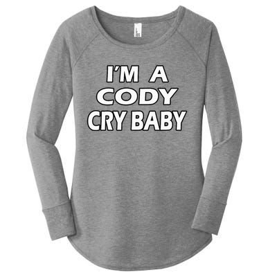 Baby Rhodes Cry Baby Wrestling Women's Perfect Tri Tunic Long Sleeve Shirt