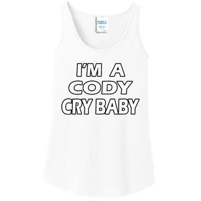 Baby Rhodes Cry Baby Wrestling Ladies Essential Tank