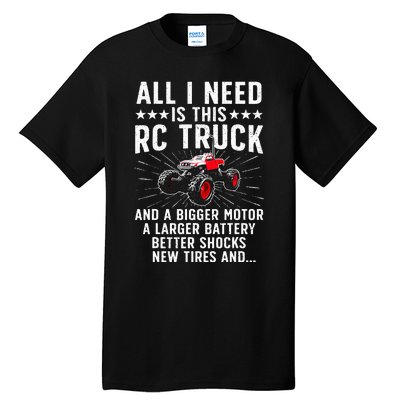 Best Rc Car Design For Rc Car Racing Lovers Tall T-Shirt