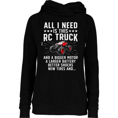 Best Rc Car Design For Rc Car Racing Lovers Womens Funnel Neck Pullover Hood