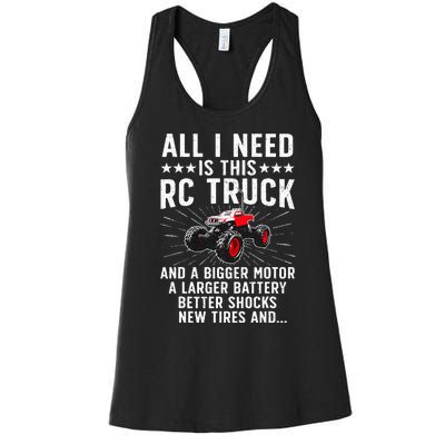 Best Rc Car Design For Rc Car Racing Lovers Women's Racerback Tank