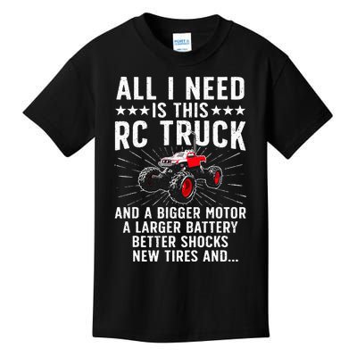 Best Rc Car Design For Rc Car Racing Lovers Kids T-Shirt