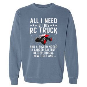 Best Rc Car Design For Rc Car Racing Lovers Garment-Dyed Sweatshirt