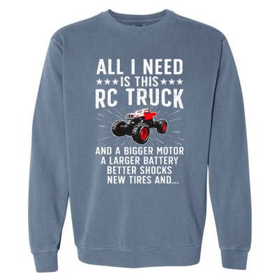 Best Rc Car Design For Rc Car Racing Lovers Garment-Dyed Sweatshirt