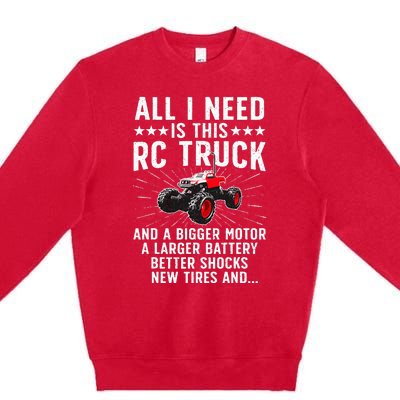 Best Rc Car Design For Rc Car Racing Lovers Premium Crewneck Sweatshirt