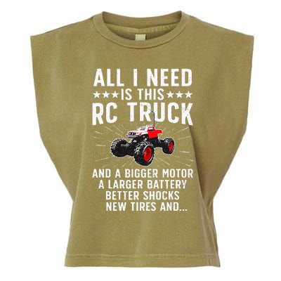 Best Rc Car Design For Rc Car Racing Lovers Garment-Dyed Women's Muscle Tee