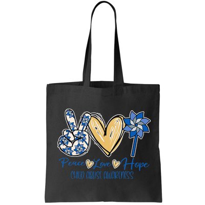 Blue rainbow child abuse prevention awareness month 247365 Bag