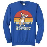 Best Red Chihuahua Dad Ever Vintage Retro Dog Fathers Day Cool Gift Sweatshirt