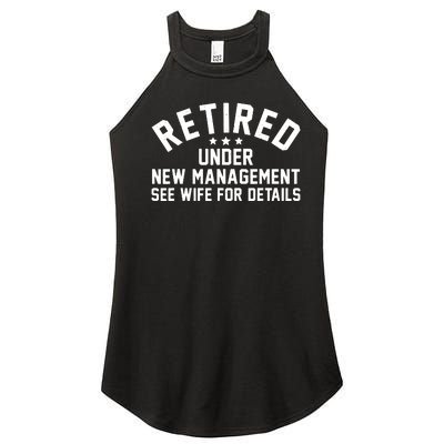 Best Retired Design For Retiree Retired Retirement Women's Perfect Tri Rocker Tank