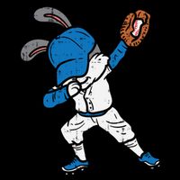 Bunny Rabbit Dab Baseball Easter Sport Pitcher Gift Impact Tech Backpack