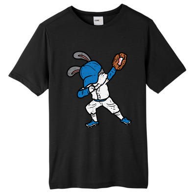 Bunny Rabbit Dab Baseball Easter Sport Pitcher Gift Tall Fusion ChromaSoft Performance T-Shirt