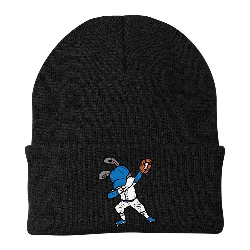 Bunny Rabbit Dab Baseball Easter Sport Pitcher Gift Beanie