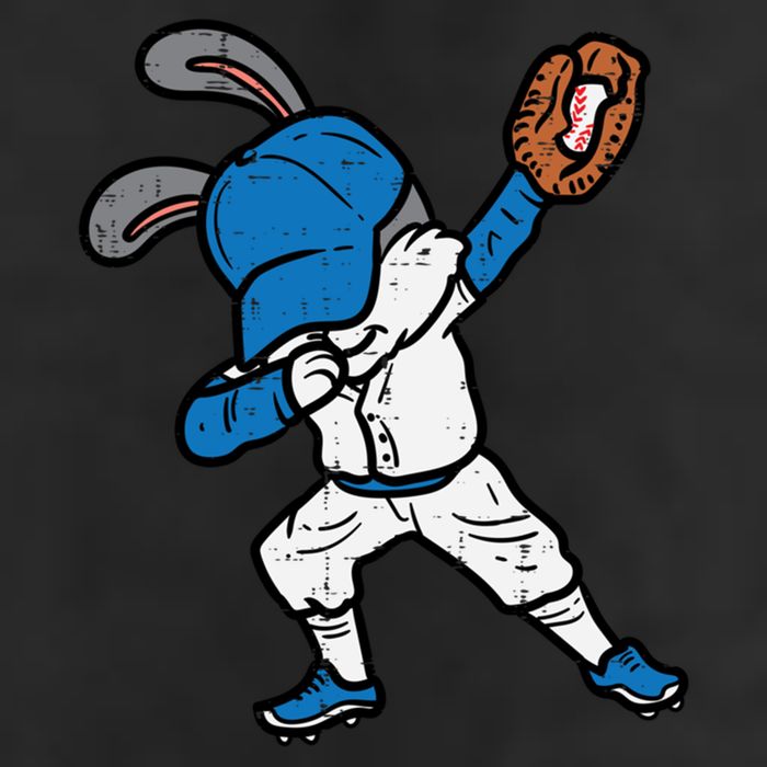 Bunny Rabbit Dab Baseball Easter Sport Pitcher Gift Hat