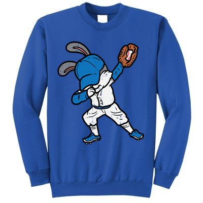Bunny Rabbit Dab Baseball Easter Sport Pitcher Gift Sweatshirt