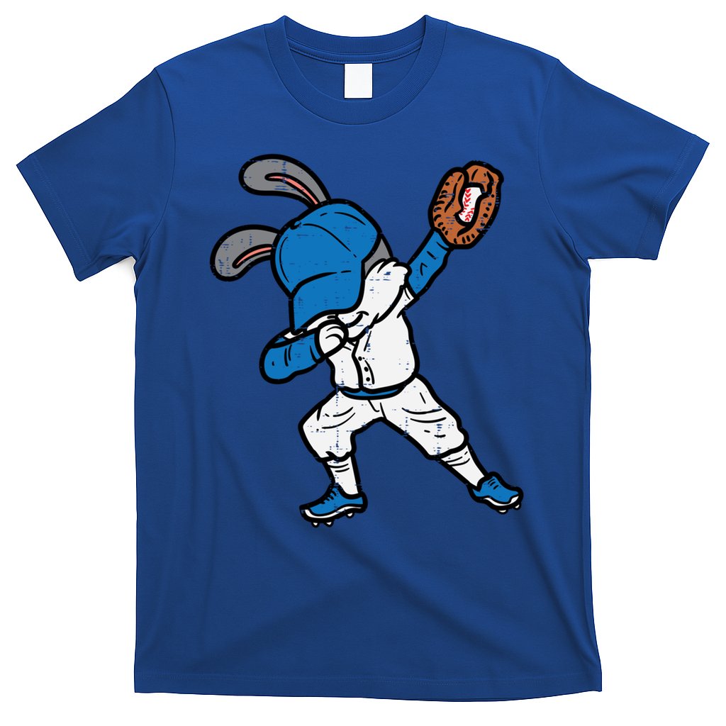 Bunny Rabbit Dab Baseball Easter Sport Pitcher Gift T-Shirt